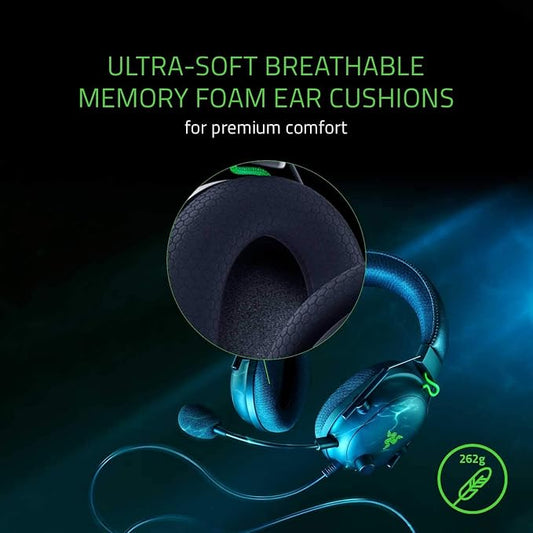 Razer Rz04-03230100-R3M1 Blackshark V2 Wired On Ear Headphones with Mic (Black) Headsets Gamers Point 49.000