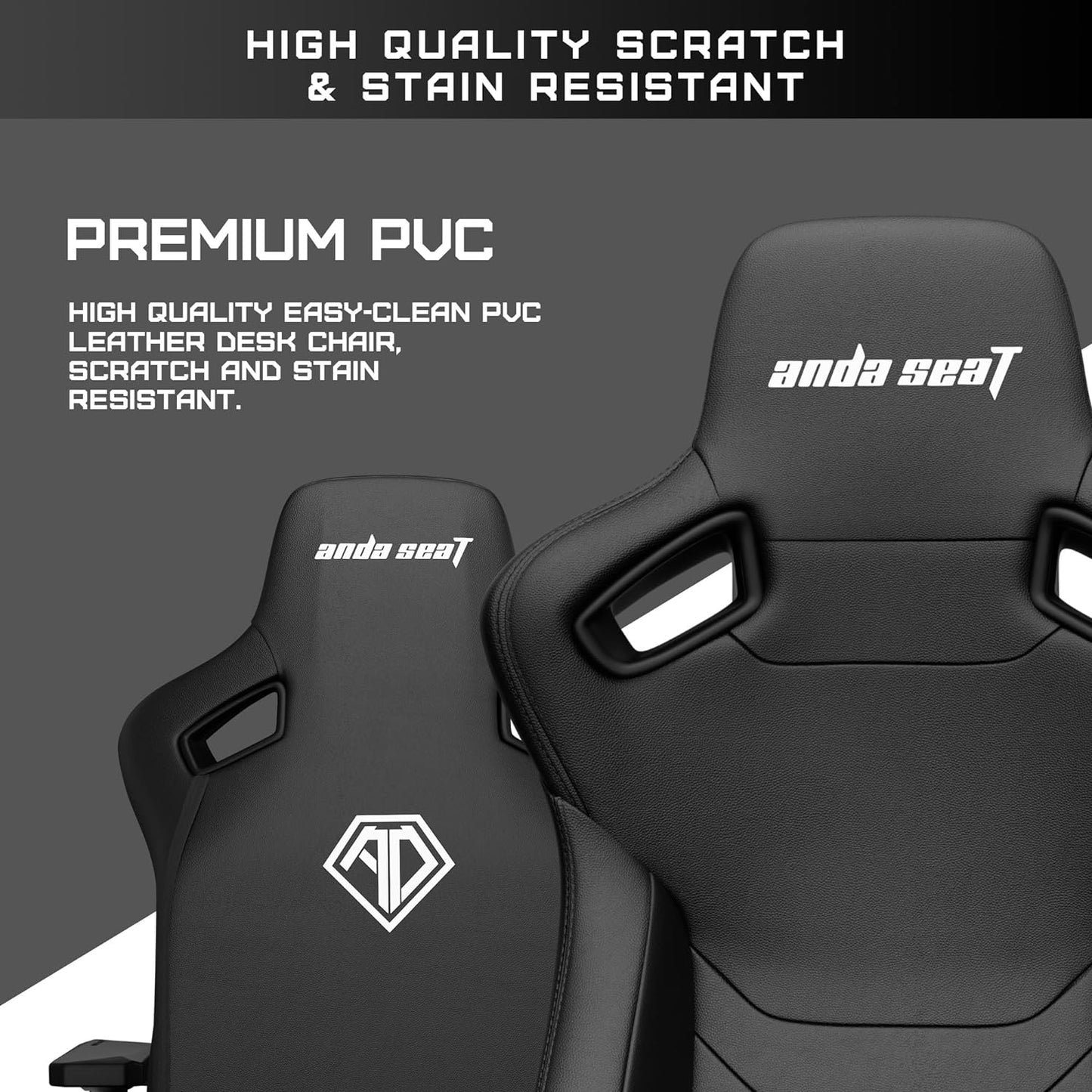 Anda Seat Kaiser Frontier Black Leather Gaming Chair - XL Premium ANDA Chair Gamers Point