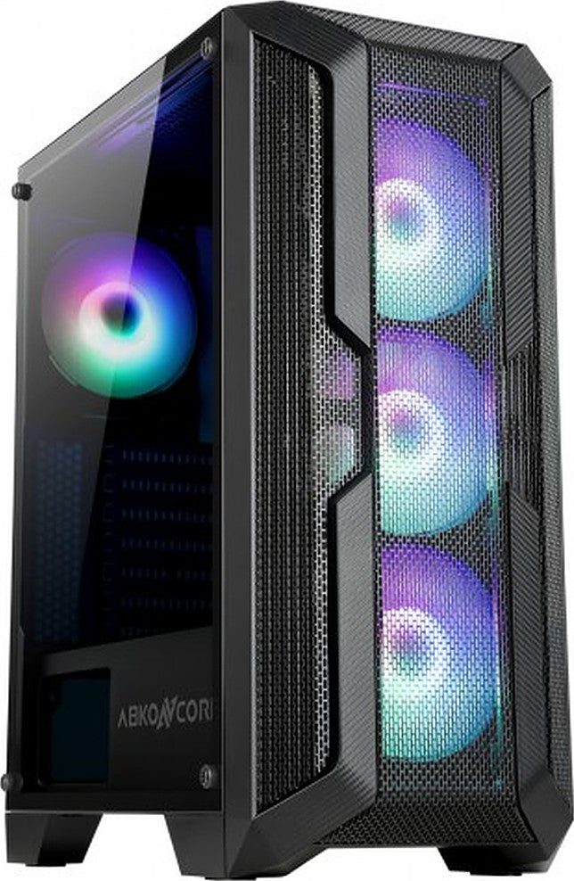 ABKONCORE H250X 4FAN LED CASE |BAHRAIN ABKONCORE Case Fans Gamers Point