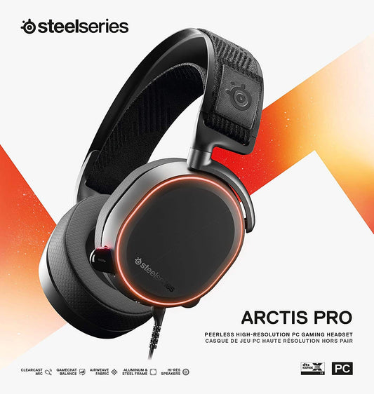 SteelSeries Arctis Pro High Fidelity Gaming Headset – Hi-Res Drivers