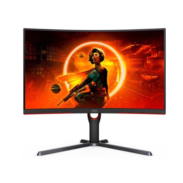 AOC Gaming Monitor 27″ FHD 165hz, 1MS Curved Gaming Monitor | C27G3 - Now Buy From Gamers Point Store Arad With Best Discounted Price Call Us Now +973-36820393 Delivery available to all bahrain Full HD Gamers Point 109.000