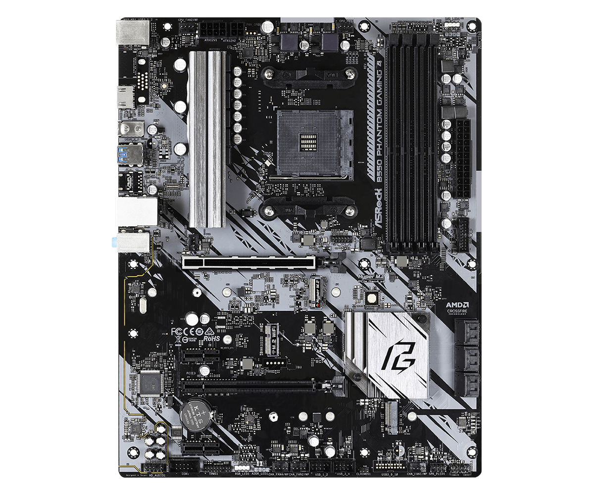 ASRock B550 Phantom Gaming 4 AC – لوحة أم للألعاب AM4 مع WiFi AMD AMD Motherboard Gamers Point