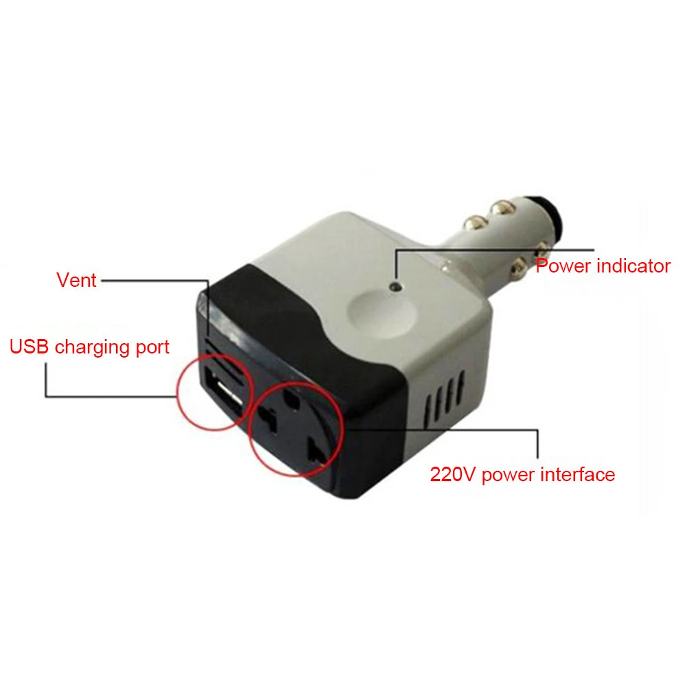 Car Mobile Power Inverter Adapter 12V/24V To 220v USB Auto Car Power Converter Charger Used for All Mobile Phone Universal - AliExpress 34 Car Inverters Gamers Point 6.000