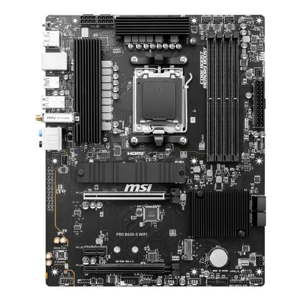 MSI PRO B650-S WiFi AM5 DDR5 Motherboard - Now Buy From Gamers Point Store Arad With Best Discounted Price Call Us Now +973-36820393 Delivery available to all bahrain AMD Motherboard Gamers Point 89.000