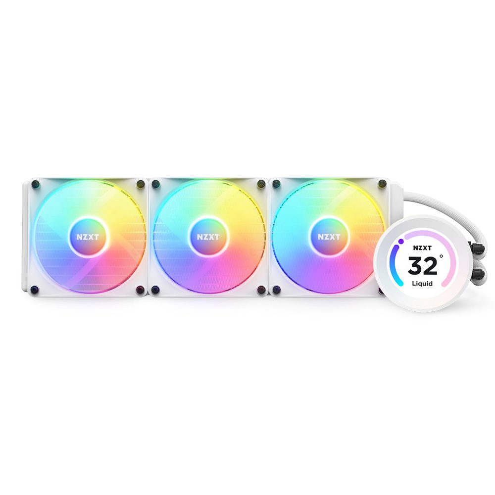 NZXT Kraken 360mm RGB Liquid Cooler With Controller-WHITE Water Cooler Gamers Point 105.000