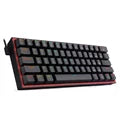 REDRAGON Fizz K617 RGB USB Mini Mechanical Gaming Wired Keyboard Red Switch 60% Redragon Keyboards Gamers Point