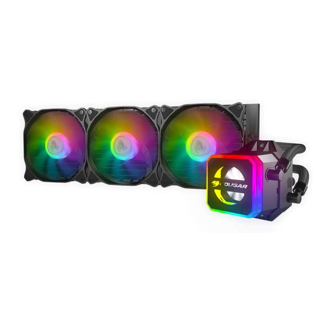 Cougar Helor ARGB 360mm Liquid Cooler - Black - GPC Water Cooler Gamers Point 49.000