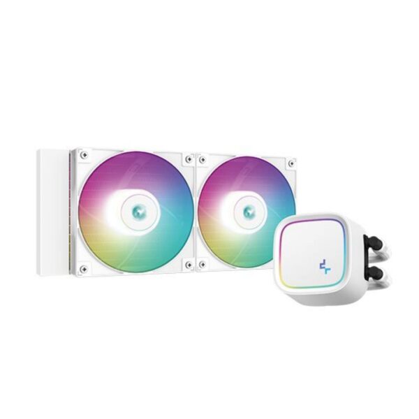 Deepcool LE520 A-RGB AIO CPU 240mm Liquid Cooler - WHITE -GPC Water Cooler Gamers Point 39.000