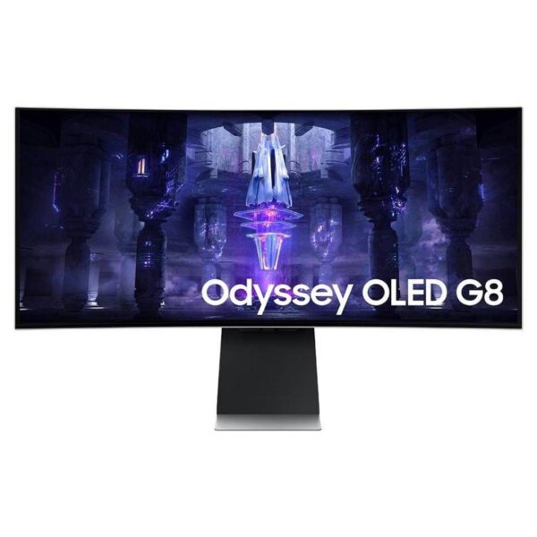 Samsung 34" Odyssey OLED G8 175Hz, 0.03ms Curved Gaming Monitor | S34BG850SM - Now Buy From Gamers Point Store Arad With Best Discounted Price Call Us Now +973-36820393 Delivery available to all bahrain UHD (4K) Gamers Point 385.000