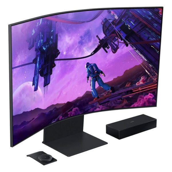 SAMSUNG 55" 55inch Odyssey Ark 4K UHD 165Hz Curved Quantum Mini LED Gaming Monitor | LS55BG970NMXUE - Now Buy From Gamers Point Store Arad With Best Discounted Price Call Us Now +973-36820393 Delivery available to all bahrain UHD (4K) Gamers Point 650.000