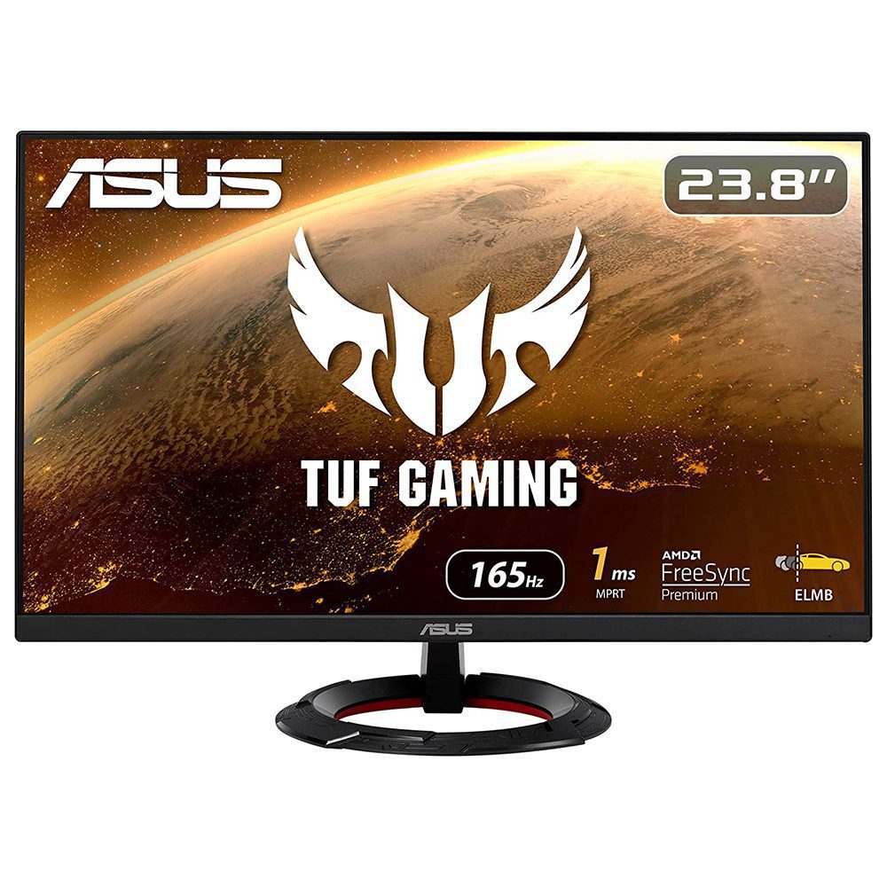 ASUS TUF VG249Q1R 24" 24inch Full HD Monitor IPS, 165Hz Flat Gaming Monitor - Now Buy From Gamers Point Store Arad With Best Discounted Price Call Us Now +973-36820393 Delivery available to all bahrain Full HD Gamers Point 95.000