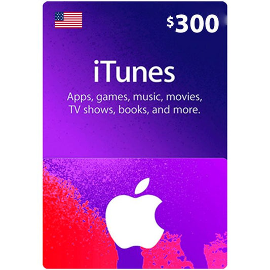 iTunes Gift Card $300 (US) - Instant Delivery-BAHRIAN GIFT CARD Gamers Point 155.000