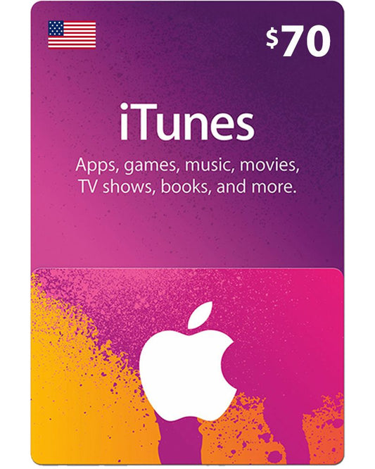 iTunes Gift Card $70 (US) - Instant Delivery BAHRAIN GIFT CARD Gamers Point 36.000