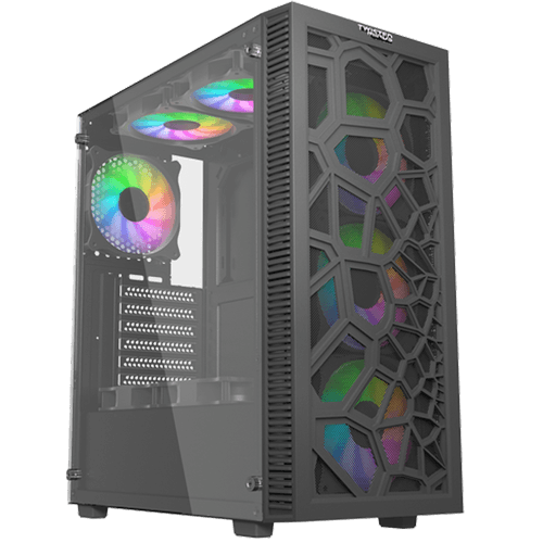 Twisted Minds 03 Spider Mid Tower Gaming Case  TM-GM-II TwistedMinds case  Gamers Point