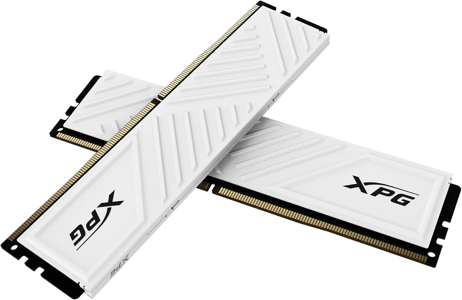 XPG GAMMIX D35 16GB (2x8GB) DDR4 3200MHz CL16 White Desktop RAM Kit | رام XPG GAMMIX D35 16GB (2x8GB) DDR4 3200MHz CL16 بمشتت أبيض للكمبيوتر المكتبي