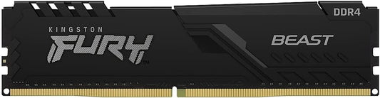 Kingston FURY Beast 8GB 3200MHz DDR4 CL16 Desktop RAM | رام كينغستون فيوري بيست 8GB DDR4 3200MHz CL16
