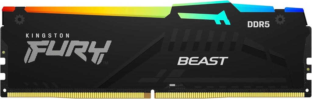 Kingston FURY Beast RGB DDR5 Desktop RAM 16GB (2x8GB) 5600MT/s CL40  KF556C40BBAK2-16  Gamers Point Bahrain