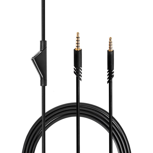 2m Gaming Headset Audio Cable with Mute Button for Logitech Astro A10 A40 Game Headphone Replacement 3.5mm AUX Line Wire - BAHRAIN ALLOYSEED   Gamers Point