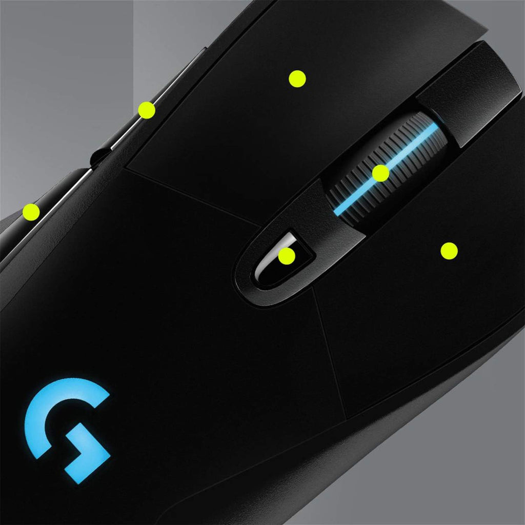 Logitech G703 LIGHTSPEED Wireless Gaming Mouse (910-005094) – Black Gamers Point Bahrain