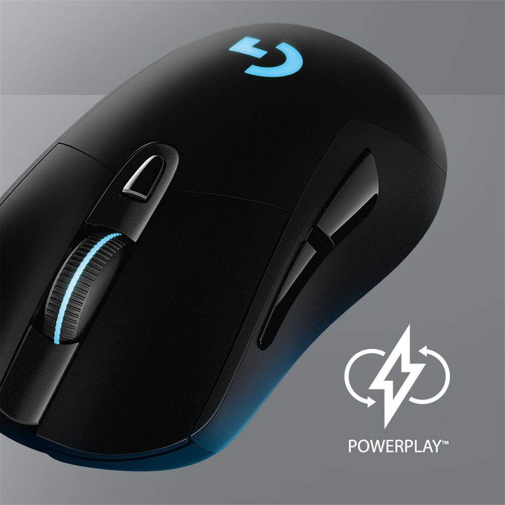 Logitech G703 LIGHTSPEED Wireless Gaming Mouse (910-005094) – Black Gamers Point Bahrain