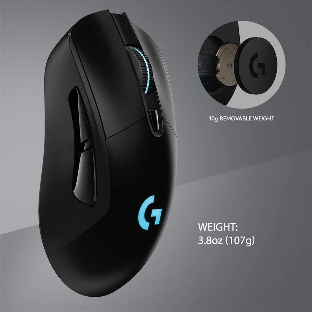 Logitech G703 LIGHTSPEED Wireless Gaming Mouse (910-005094) – Black Gamers Point Bahrain