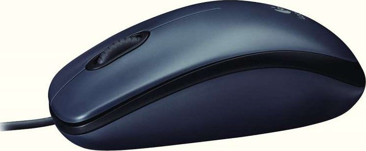 Logitech M90 Wired Mouse, Ambidextrous Design, 1000DPI Optical Tracking, Black | 910-001793 Logitec Logitech M90 Wired Mouse  Gamers Point