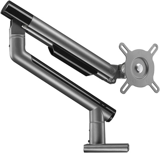 Twisted Minds Twisted Minds, Premium Aluminum Single Adjustable Computer Monitor Arm Mount for 17 To 32 Inch, Grey, TM-49-C06-G Twisted Minds Monitor Stands  Gamers Point