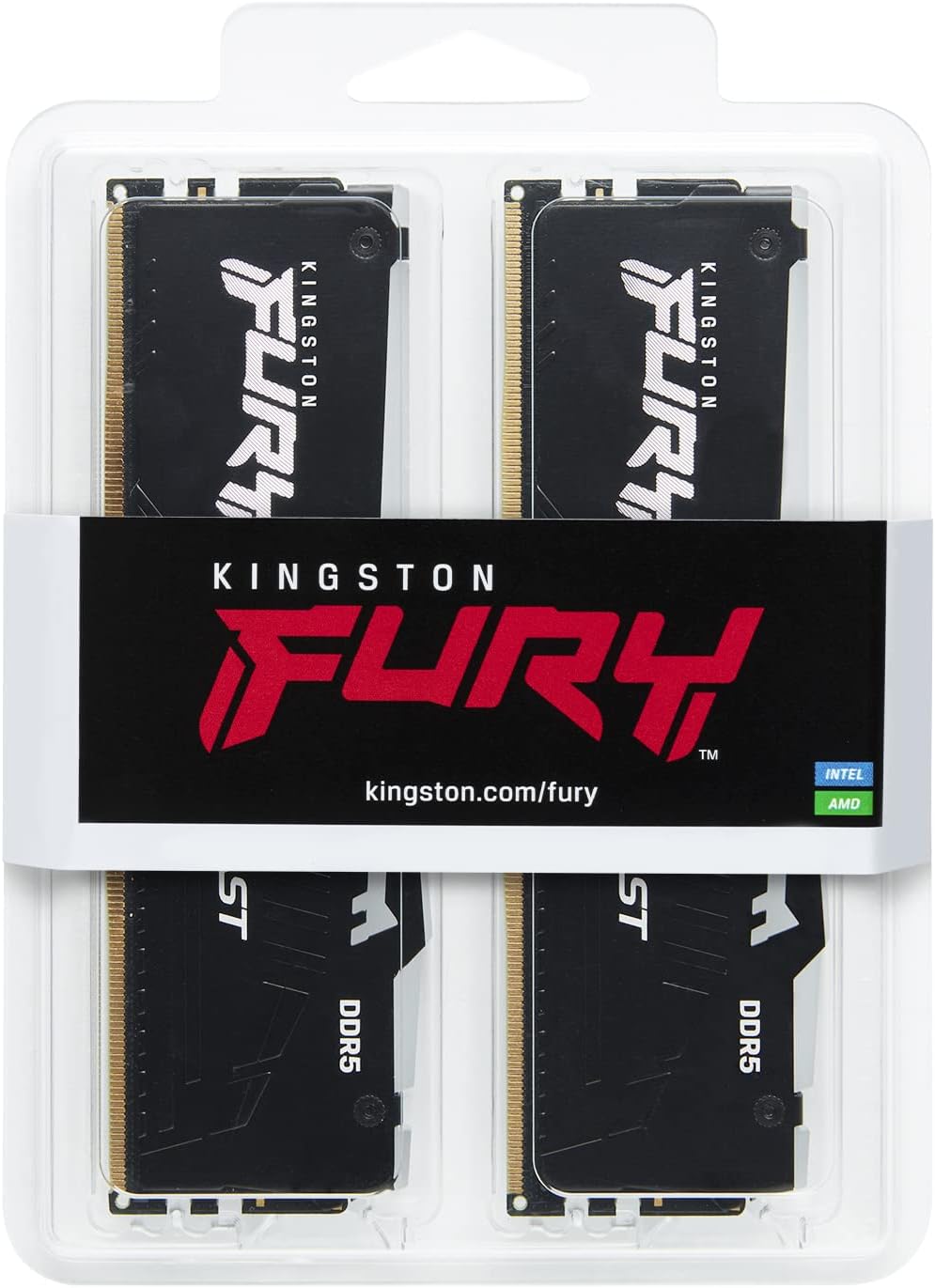 Kingston FURY Beast RGB DDR5 Desktop RAM 16GB (2x8GB) 5600MT/s CL40  KF556C40BBAK2-16  Gamers Point Bahrain