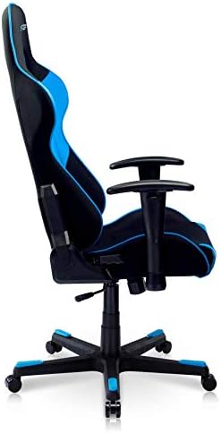 DXRacer Formula Series PC Gaming Chairs Seat Height Adjustable Recliner with Ergonomic Head Pillow and Lumbar Support Black & BlueGC-F101-NB-D3 Dxracer Chair  Gamers Point