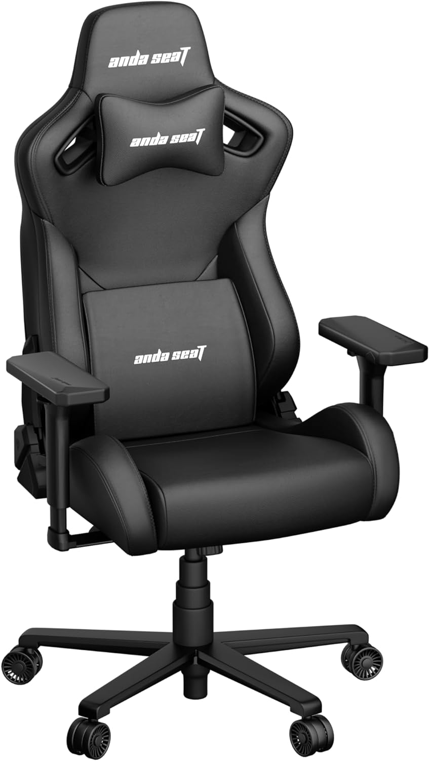 Anda Seat Kaiser Frontier Black Leather Gaming Chair - XL Premium ANDA Chair  Gamers Point