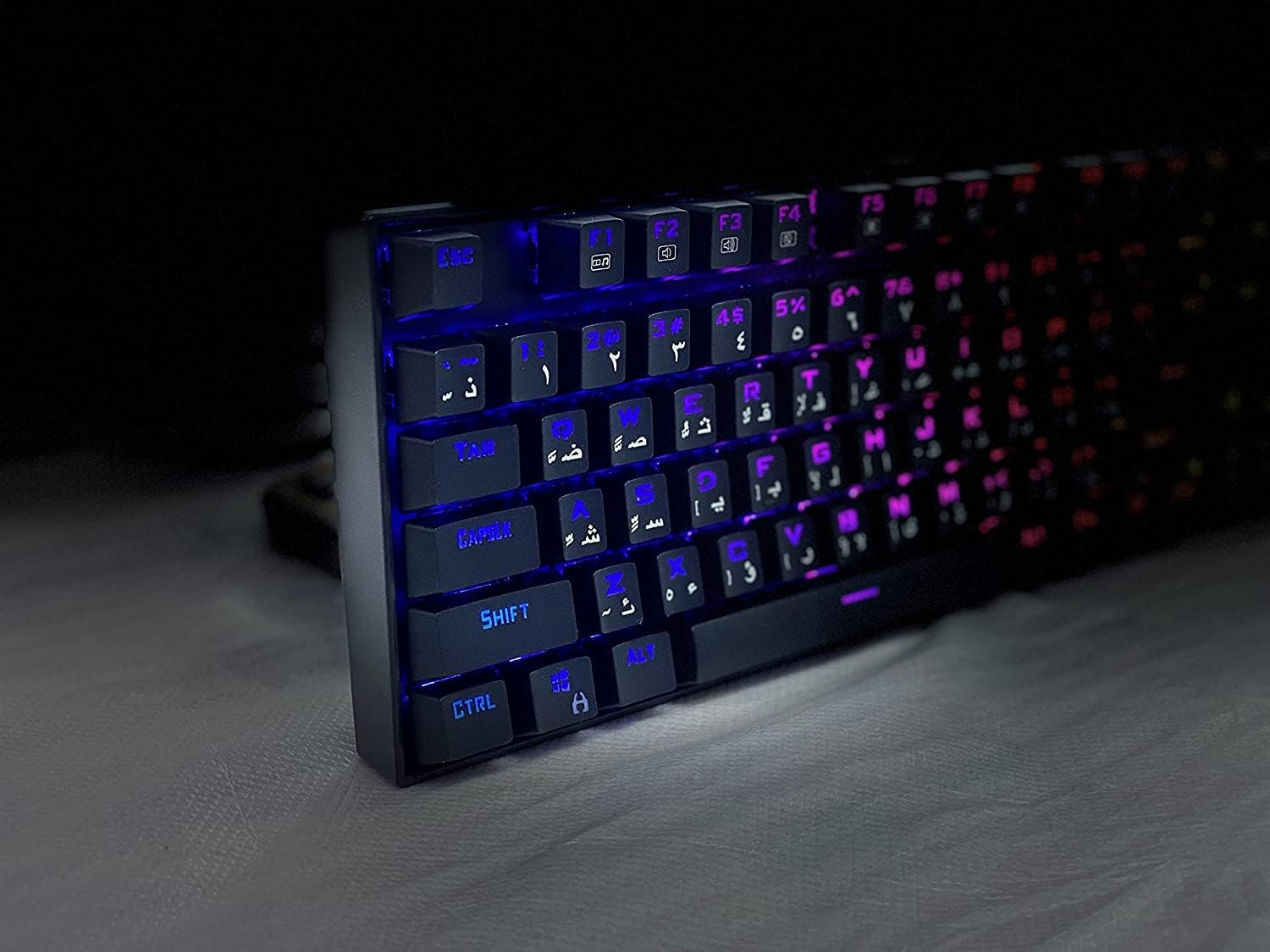 Redragon K552 Kumara 87-Keys Mechanical Gaming Keyboard, Red Key Switches, Anti-Ghosting Keys, Free N-Key Rollover, ABS Material, Wired Connectivity, English Keyboard Layout, Black | K552RGB-1-RED Redragon Keyboards  Gamers Point