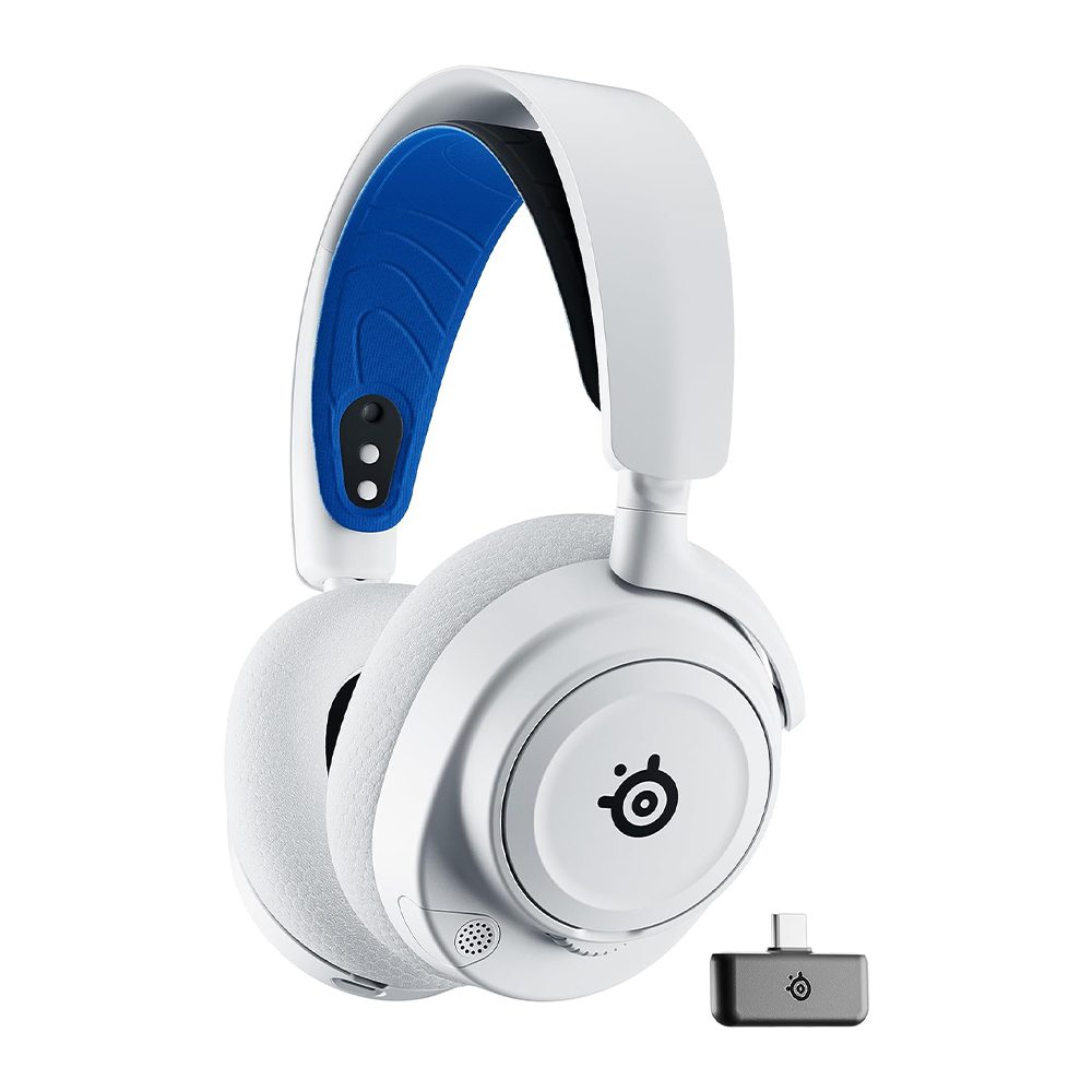 SteelSeries Arctis Nova 7P Wireless Multi-Platform Gaming Headset – White