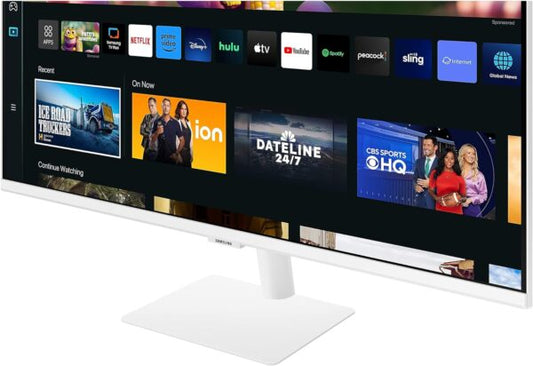 Samsung 32CM501 32-Inch FullHD Smart Monitor M5 With HDMI,USB Hub,Wifi,Bluetooth - White | LS32CM501EMXUE - Now Buy From Gamers Point Store Arad With Best Discounted Price  Call Us Now +973-36820393  Delivery available to all bahrain Full HD Gamers Point 109.000 