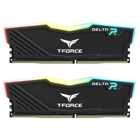 TEAMGROUP T-Force Delta RGB DDR4 16GB (2×8GB) 3600MHz Black