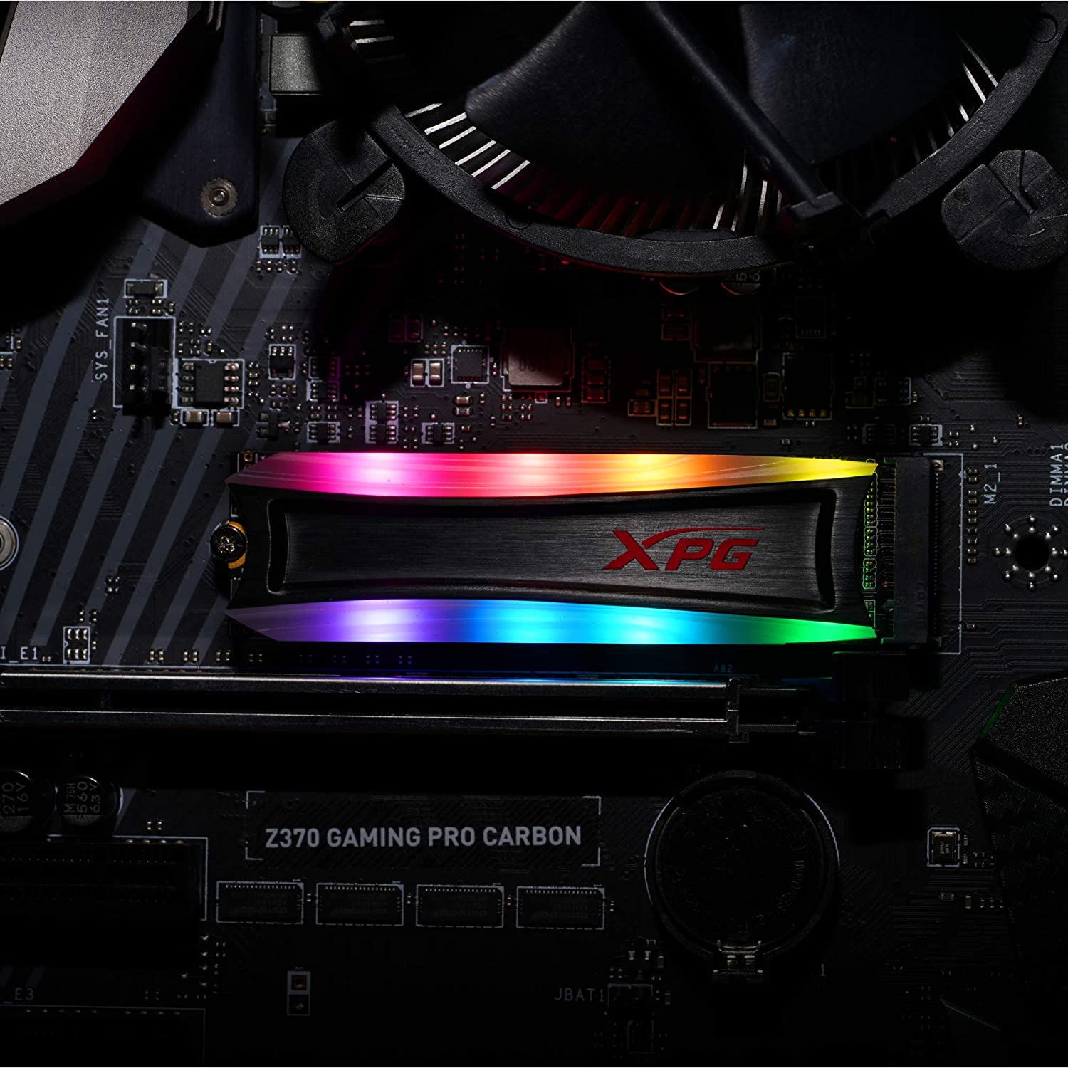 XPG S40G RGB 500GB NVMe M.2 2280 PCIe Gen3x4 SSD