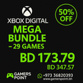 Xbox Digital Mega Bundle – 29 Games (Bahrain Region) | باقة رقمية ٢٩ لعبة Xbox Video Games  Gamers Point
