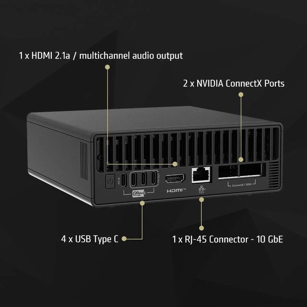 MSI EdgeXpert-11SUS Compact Desktop AI Supercomputer Powered by NVIDIA GB10 Grace Blackwell Superchip and NVIDIA DGX Spark In Bahrain