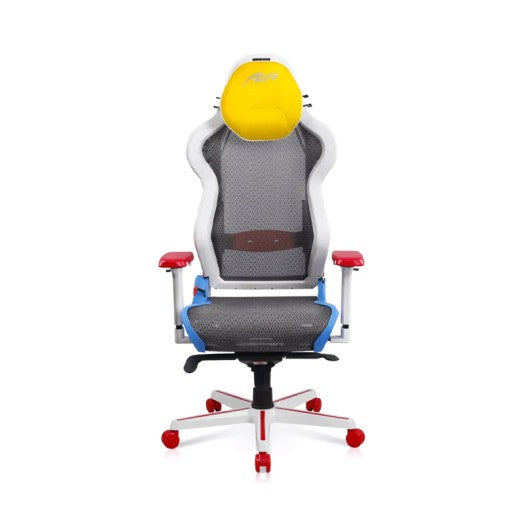 DXRacer Air Series Gaming Chair – Modular design ultra Breathable D7200, 4D Armrests, White/Red/Blue Dxracer Chair  Gamers Point