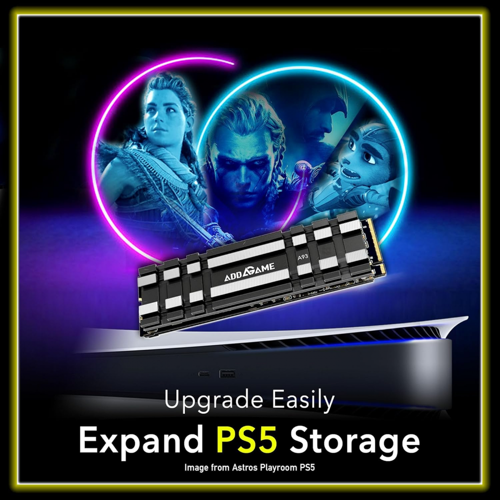 Addlink A93 NVMe Gen 4 2TB M.2 2280 Heatsink SSD