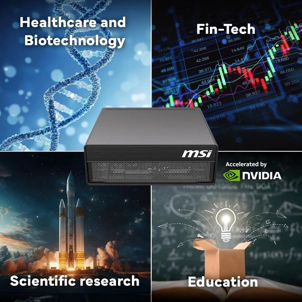 MSI EdgeXpert-11SUS Compact Desktop AI Supercomputer Powered by NVIDIA GB10 Grace Blackwell Superchip and NVIDIA DGX Spark In Bahrain