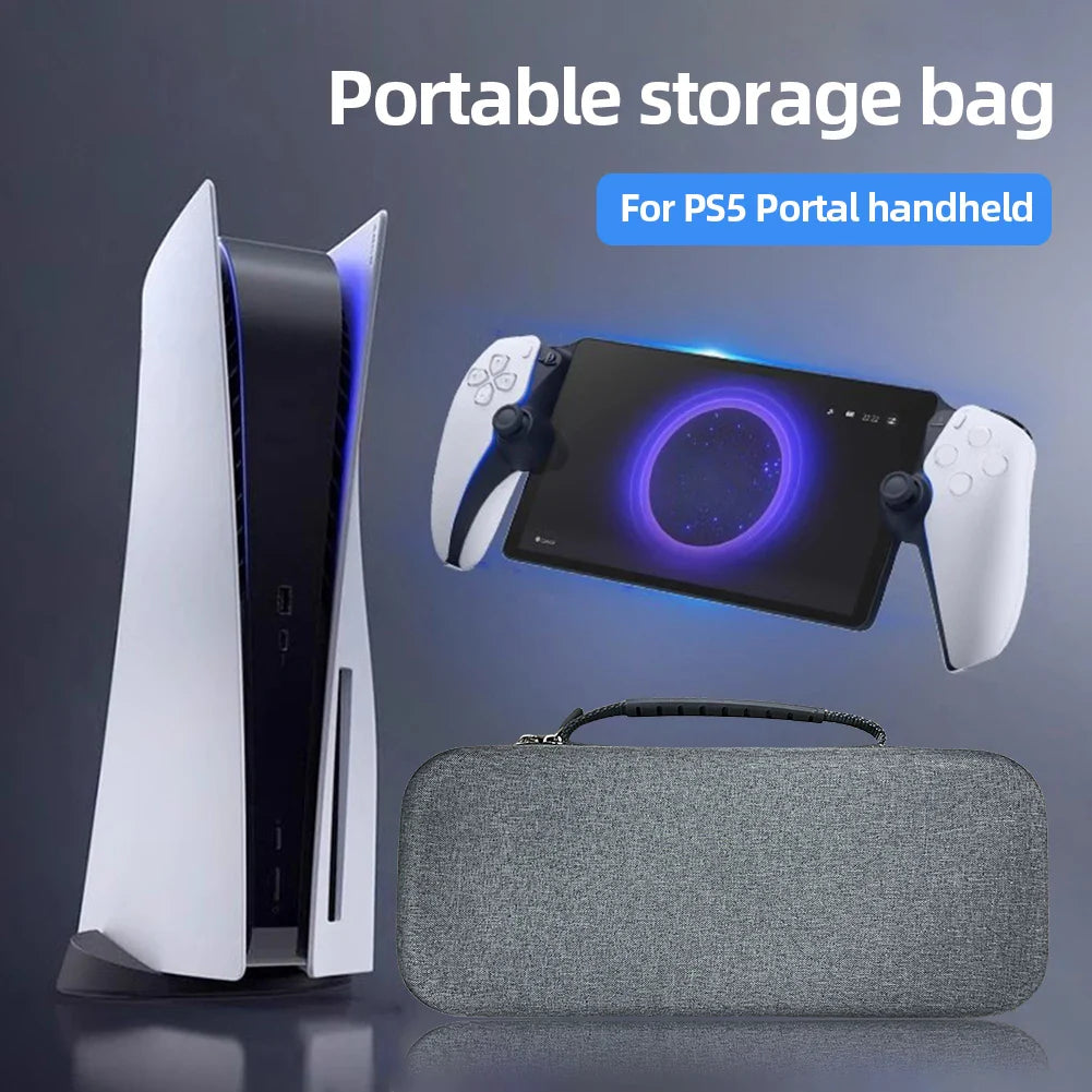 EVA Hard Carrying Case Bag for Sony PS5 PlayStation Portal Case Shockproof Protective Cover Portable Storage Bag for PS Portal - BAHRAIN BAG Gamers Point 5.600 