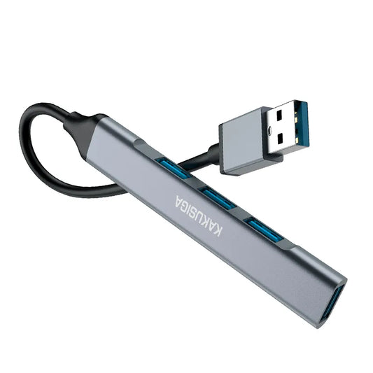 KAKUSIGA KSC-751 KUOFENG Series 4-in-1 Converter Tarnish (USB to USB3.0+USB2.0X3) USB Hubs Gamers Point 5.600 