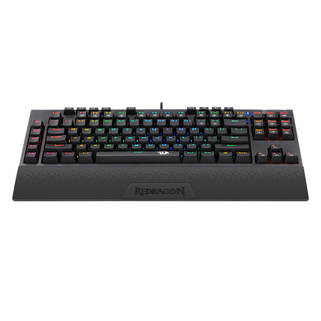 REDRAGON Vishnu K596 RGB USB Mechanical Gaming Keyboard 2.4G wireless dual mode Red Switch 87 Keys for Computer PC Laptop Gamer - bahrain Redragon Keyboards  Gamers Point
