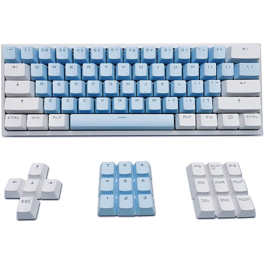 Key caps White- Light blue AJAZZ Accessories  Gamers Point