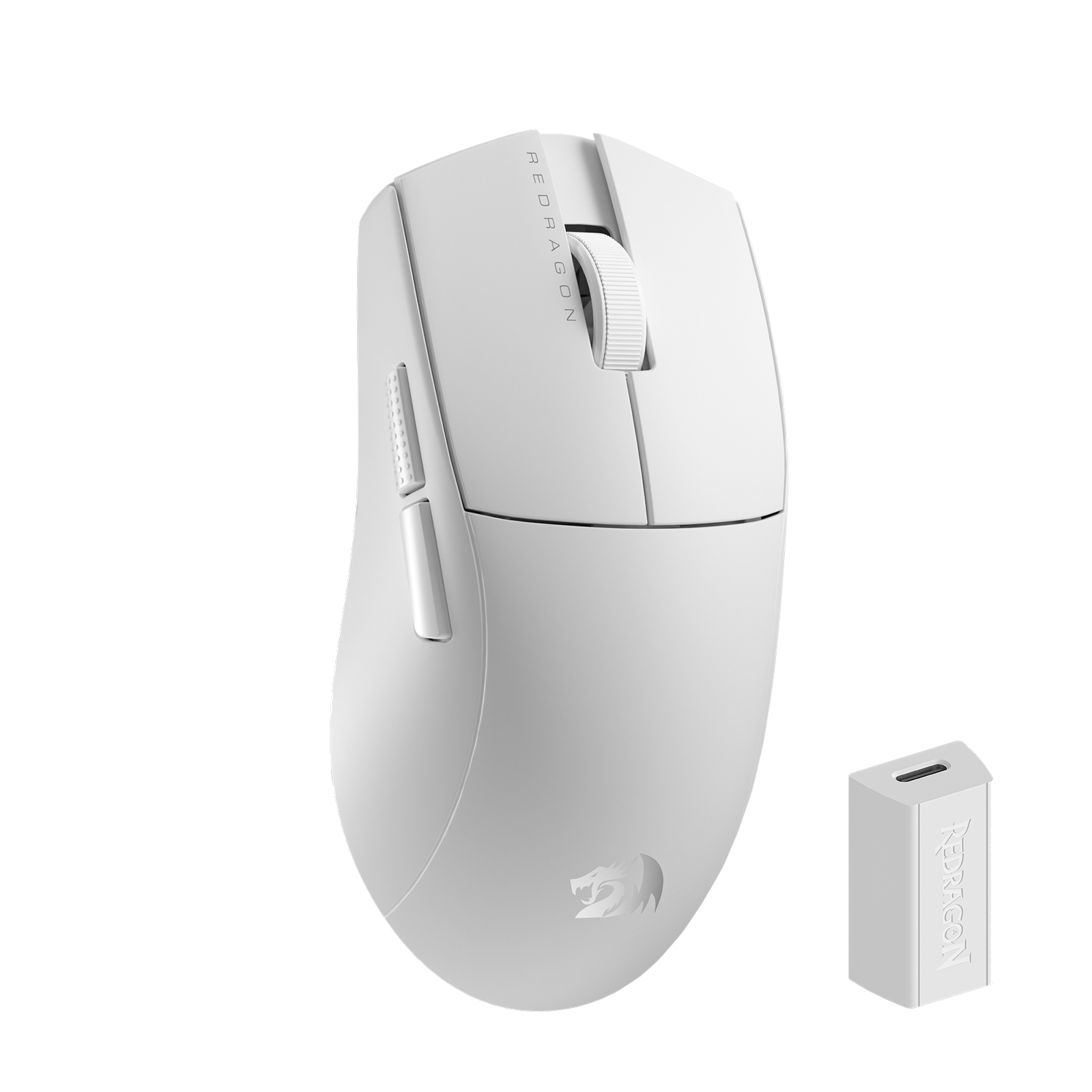Redragon K1NG PRO 4K, 2.4G/BT/wired mouse, white Redragon mouse  Gamers Point