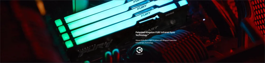 Kingston FURY Beast RGB DDR5 RAM 8GB 16GB 32GB 5200 5600 6000 6400 6800MHz Desktop AMD Intel CPU Motherboard Memory 288 PIN 1.1V