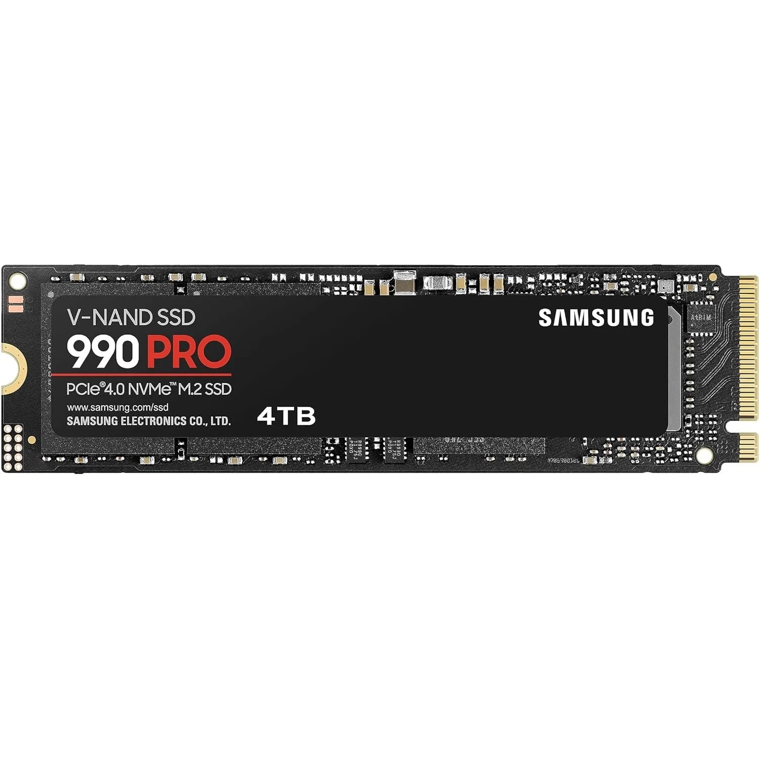 SAMSUNG 990 PRO SSD 4TB PCIe 4.0 M.2 2280 Internal Solid State Hard Drive for High End Computing Gaming Heavy Duty Workstation