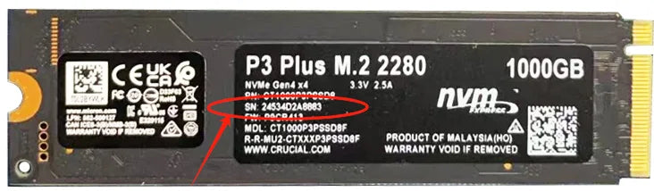 Crucial P3 Plus 1TB 2TB PCIe Gen4 NVMe M.2 SSD Internal Hard Drive(OEM Package)&Crucial NVME 2280 P310 1TB  SSD&Crucial T500 1TB