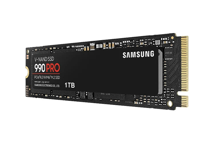 SAMSUNG 990 PRO SSD 4TB PCIe 4.0 M.2 2280 Internal Solid State Hard Drive for High End Computing Gaming Heavy Duty Workstation