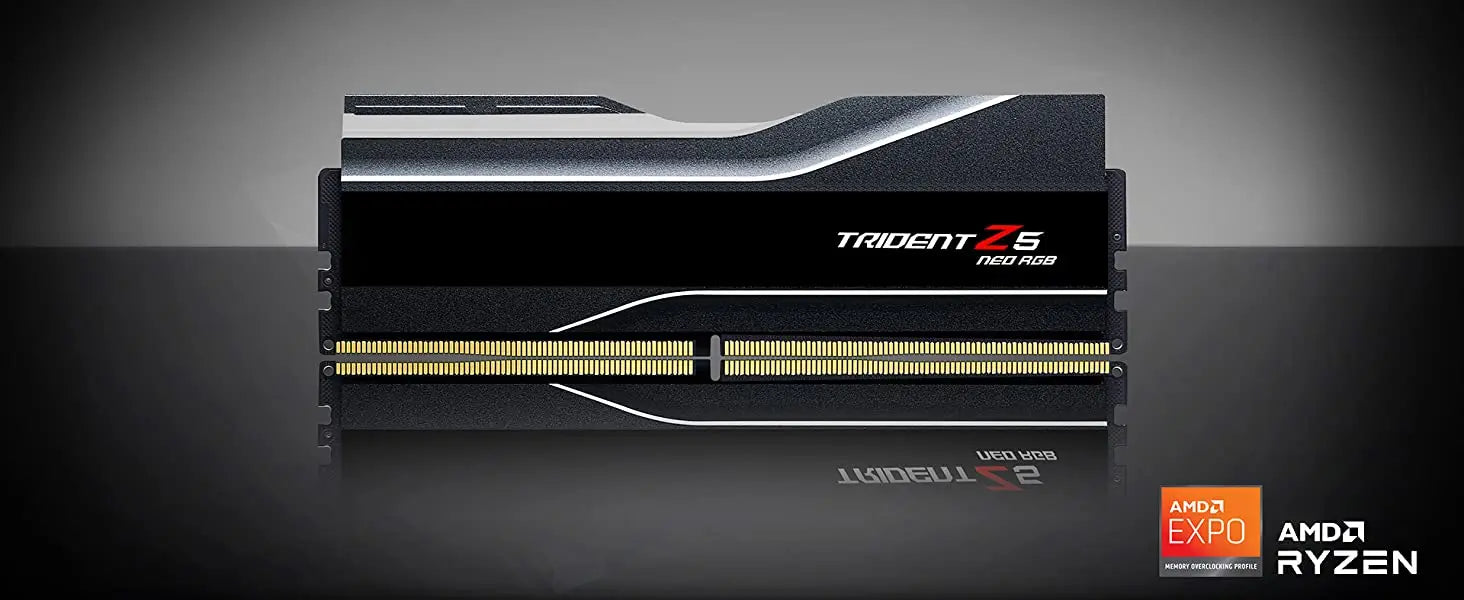G.Skill DDR5 Trident Z5 NEO RGB Series (16GBx2 )/ (24GBx2)/(32GBx2)Ram 288-Pin SDRAM 6000MHz (AMD Expo) Dual Channel Desktop RAM
